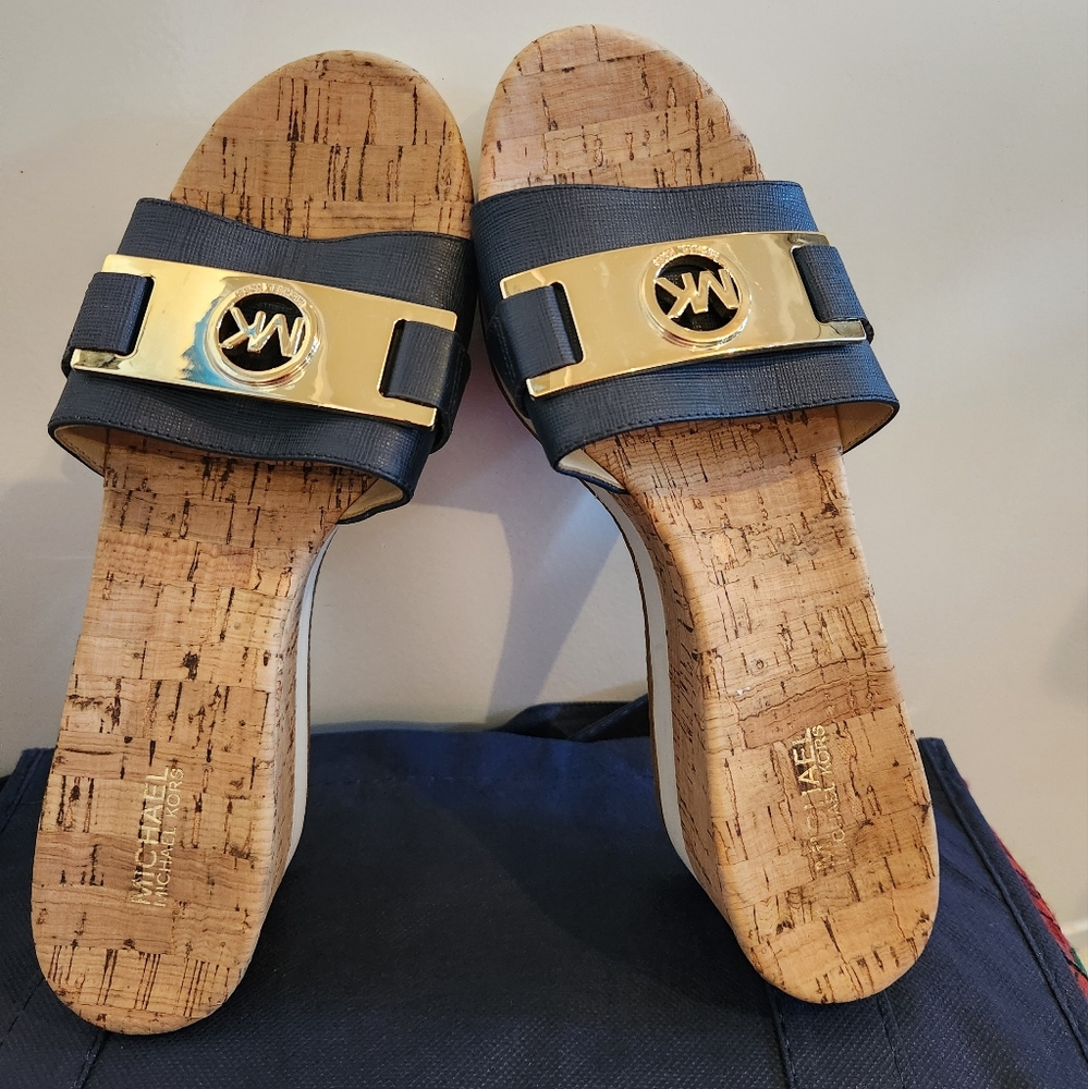 Michael Michael Kors slip on sandals size 7M